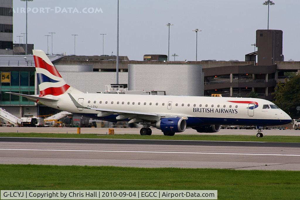 G-LCYJ, 2010 Embraer 190SR (ERJ-190-100SR) C/N 19000339, British Airways Embraer ERJ-190-100SR operated by Cityflyer Express
