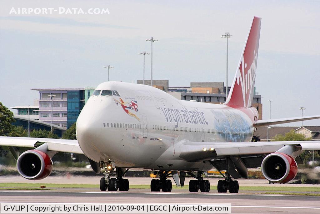 G-VLIP, 2001 Boeing 747-443 C/N 32338, Virgin Atlantic B747 wearing special Harry Potter scheme