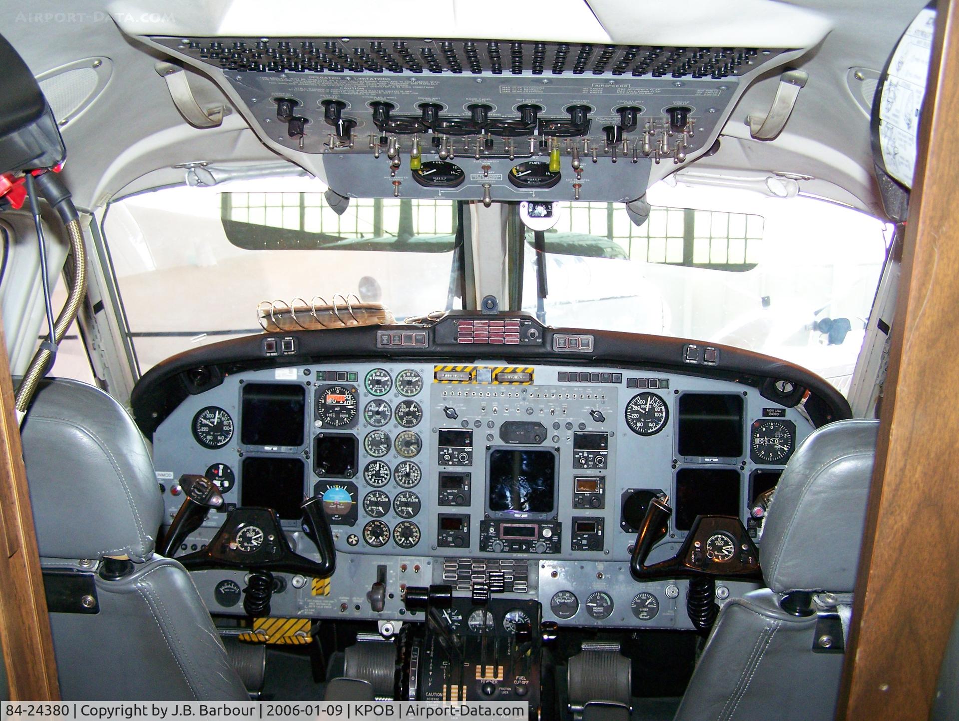 84-24380, 1984 Beech C-12D Huron C/N BP-51, Queen Air