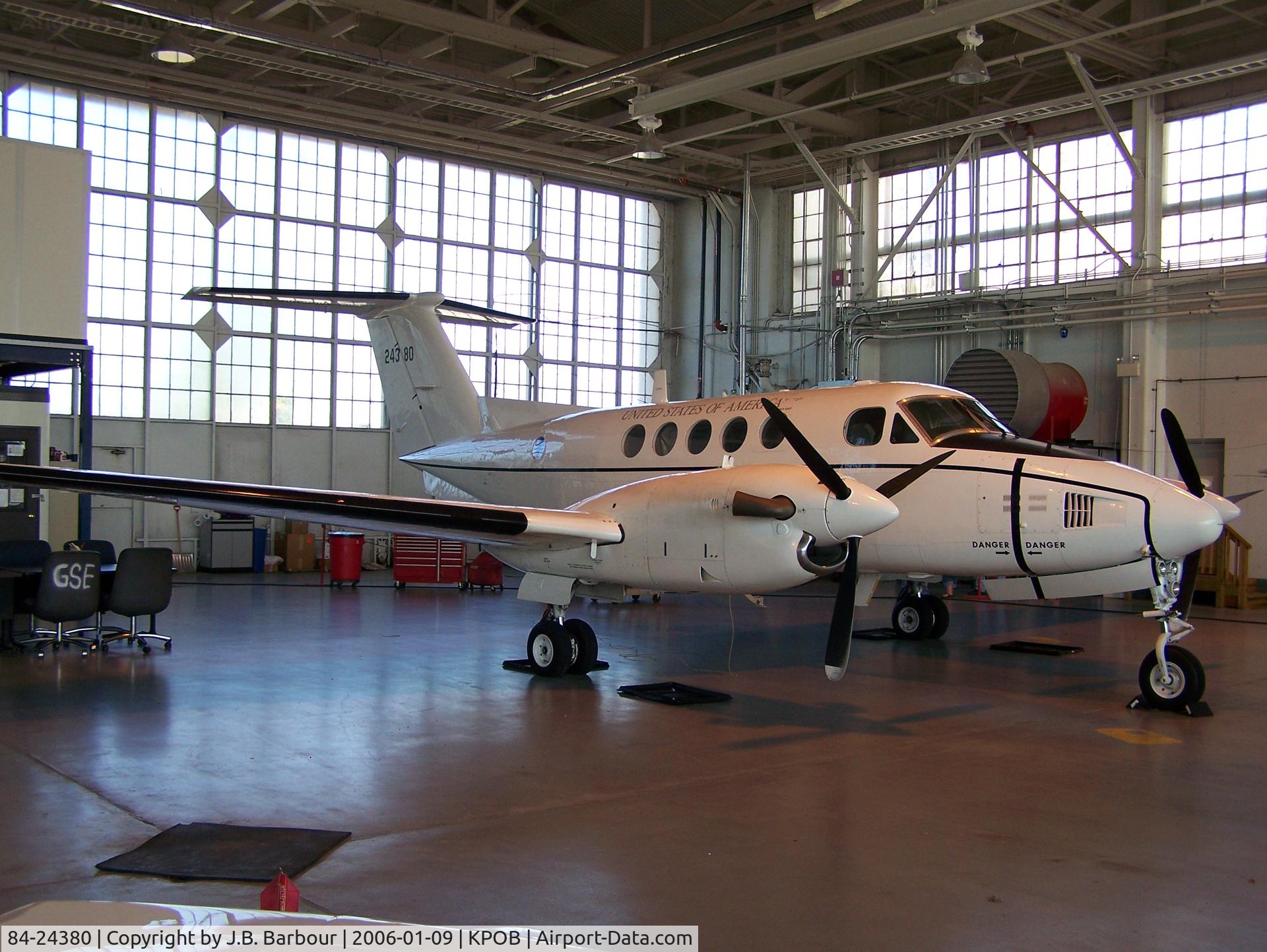 84-24380, 1984 Beech C-12D Huron C/N BP-51, Queen Air