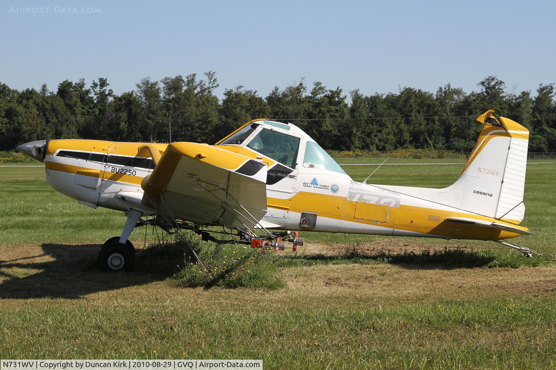 N731WV, 1978 Cessna A188B C/N 18803222T, An unfinished paint job perhaps?