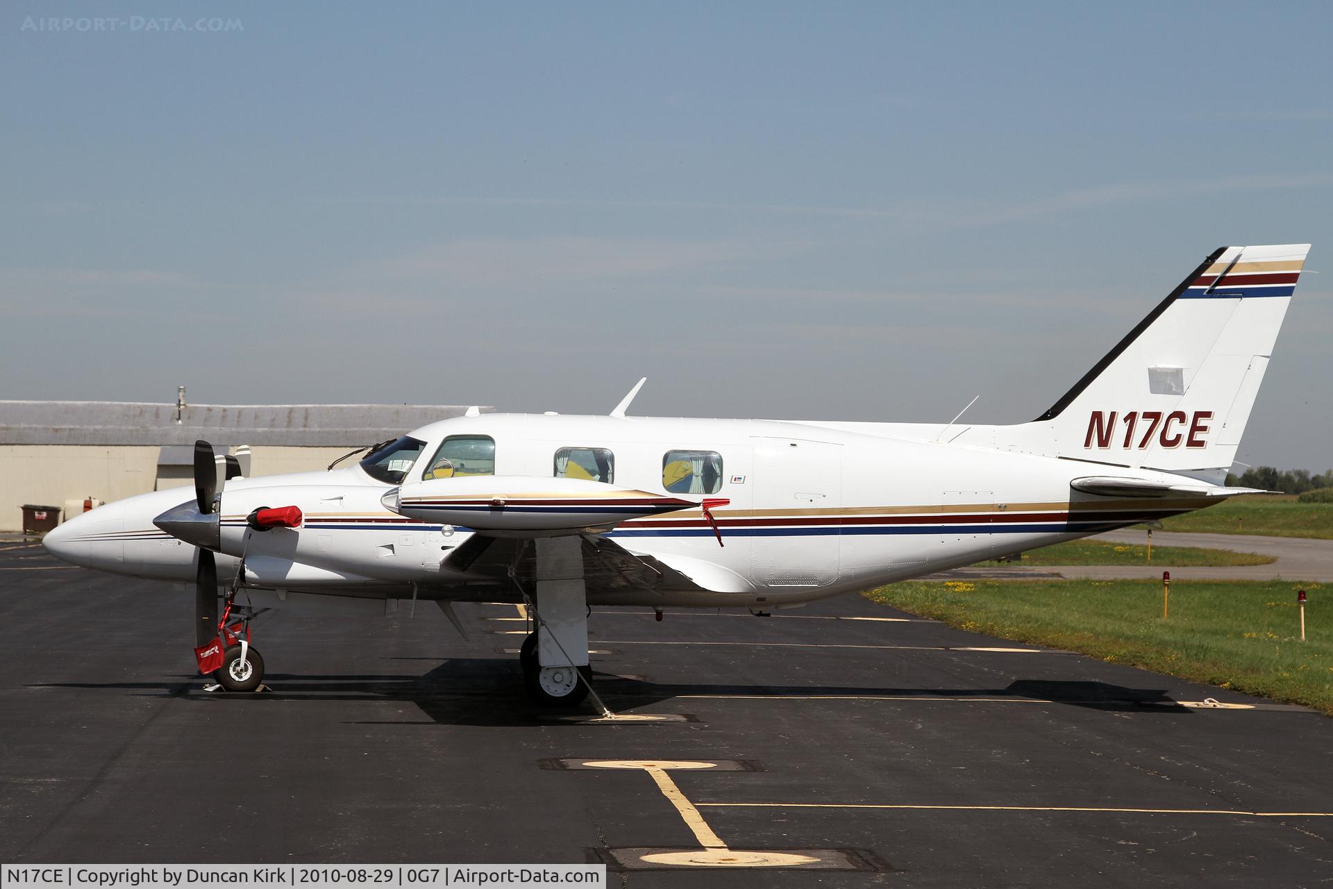 N17CE, 1978 Piper PA-31T1 Cheyenne 1 C/N 31T-7804007, A visitor to Fingerlakes