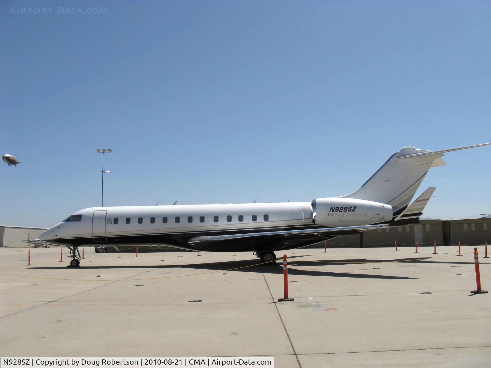 N928SZ, 1999 Bombardier BD-700-1A10 Global Express XRS C/N 9056, 1999 Bombardier BD-700-1A10 GLOBAL EXPRESS, two BMW ROLLS-ROYCE BR710A2-20 Turbofans 14,750 lb st each. Supercritical wing with 35 degree sweep, winglets and T-tail. High-speed cruise Mach 0.88 (505 kts-580 mph)