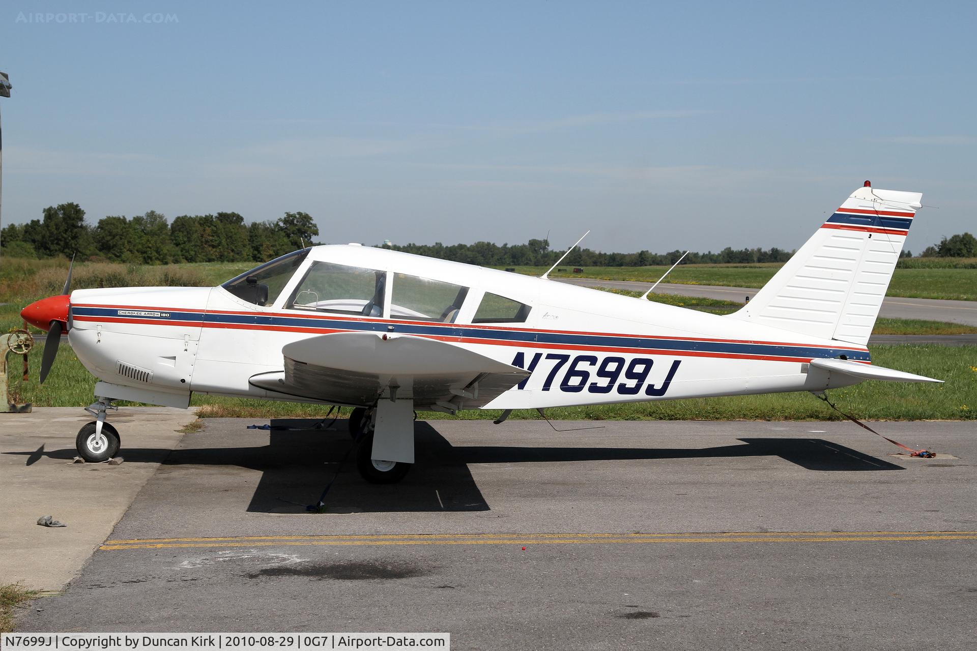 N7699J, 1969 Piper PA-28R-180 Cherokee Arrow C/N 28R-31099, Cherokeee Arrow