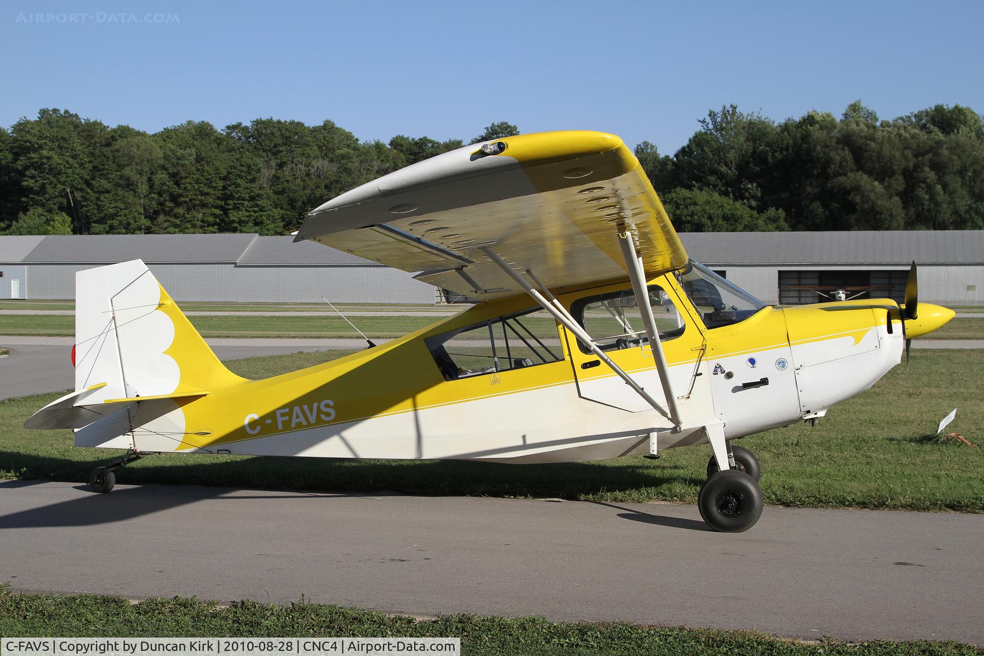 C-FAVS, 1972 Bellanca 7ECA Citabria C/N 865-72, Nice evening shot at Guelph, ON