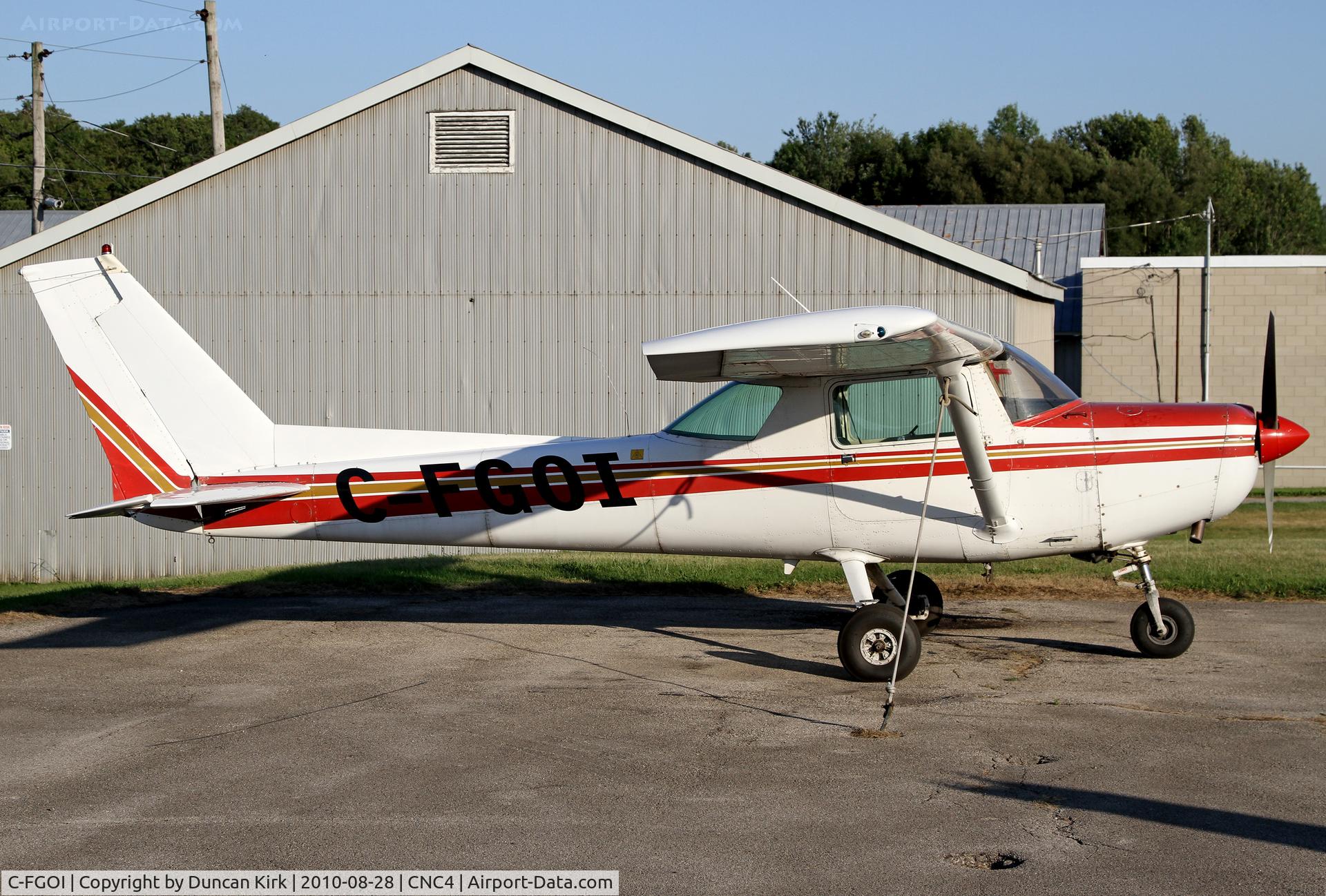 C-FGOI, 1979 Cessna 152 C/N 15283952, Evening ramp shot at Guelph, ON