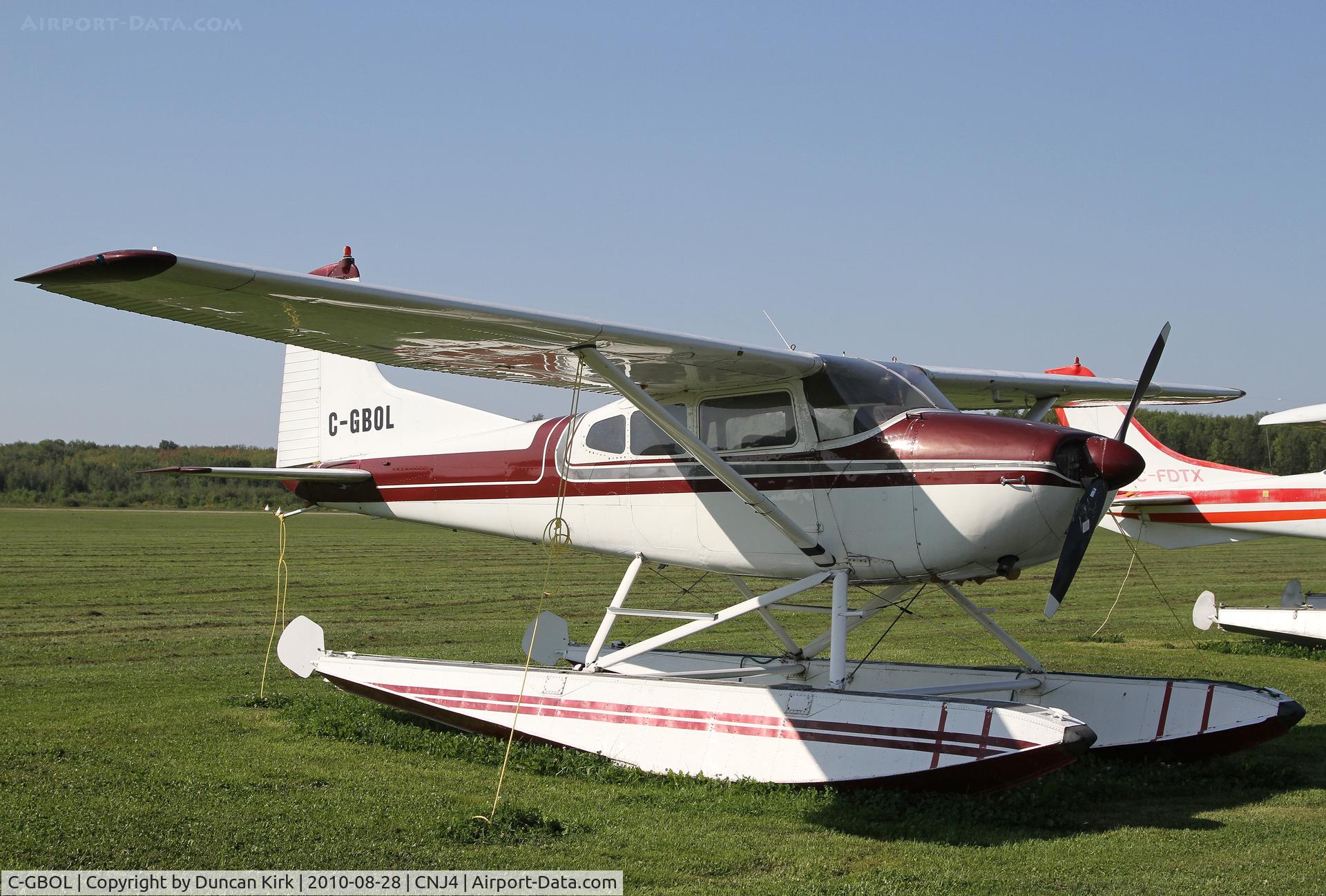 C-GBOL, 1966 Cessna A185E Skywagon 185 C/N 185 1099, Floatplane Cessna 185 at Lake St Johns/Orillia