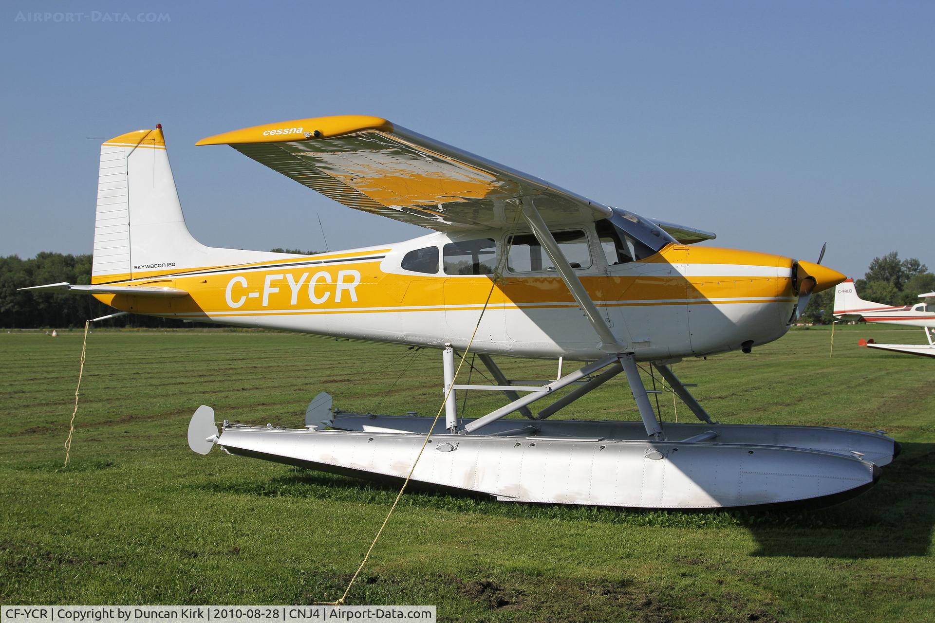 CF-YCR, 1968 Cessna 180H Skywagon C/N 18051999, Cessna 180 on floats