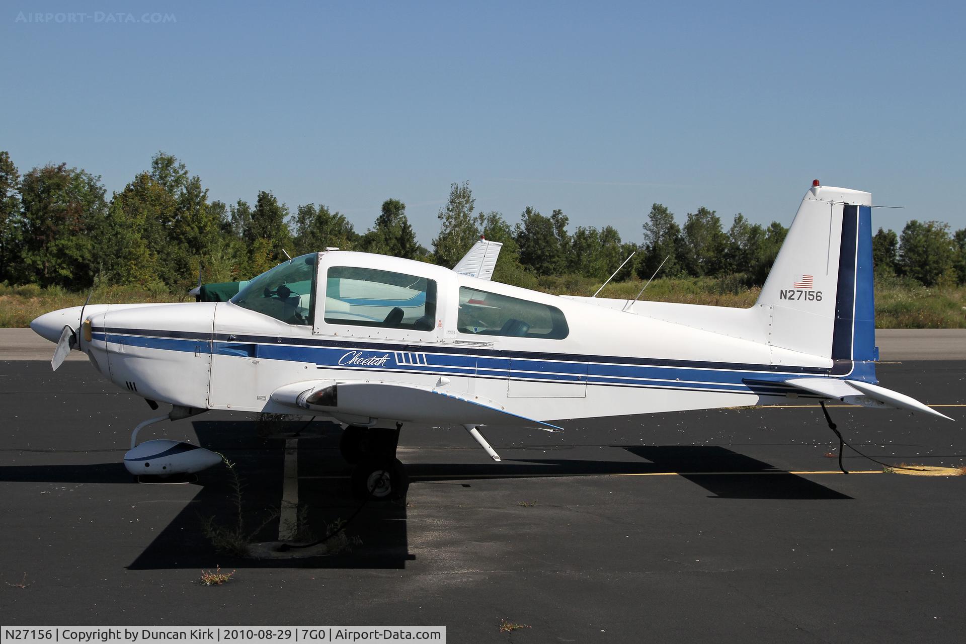 N27156, 1979 Gulfstream American Corp AA-5A C/N AA5A0880, A Cheetah at Ledgedale, NY
