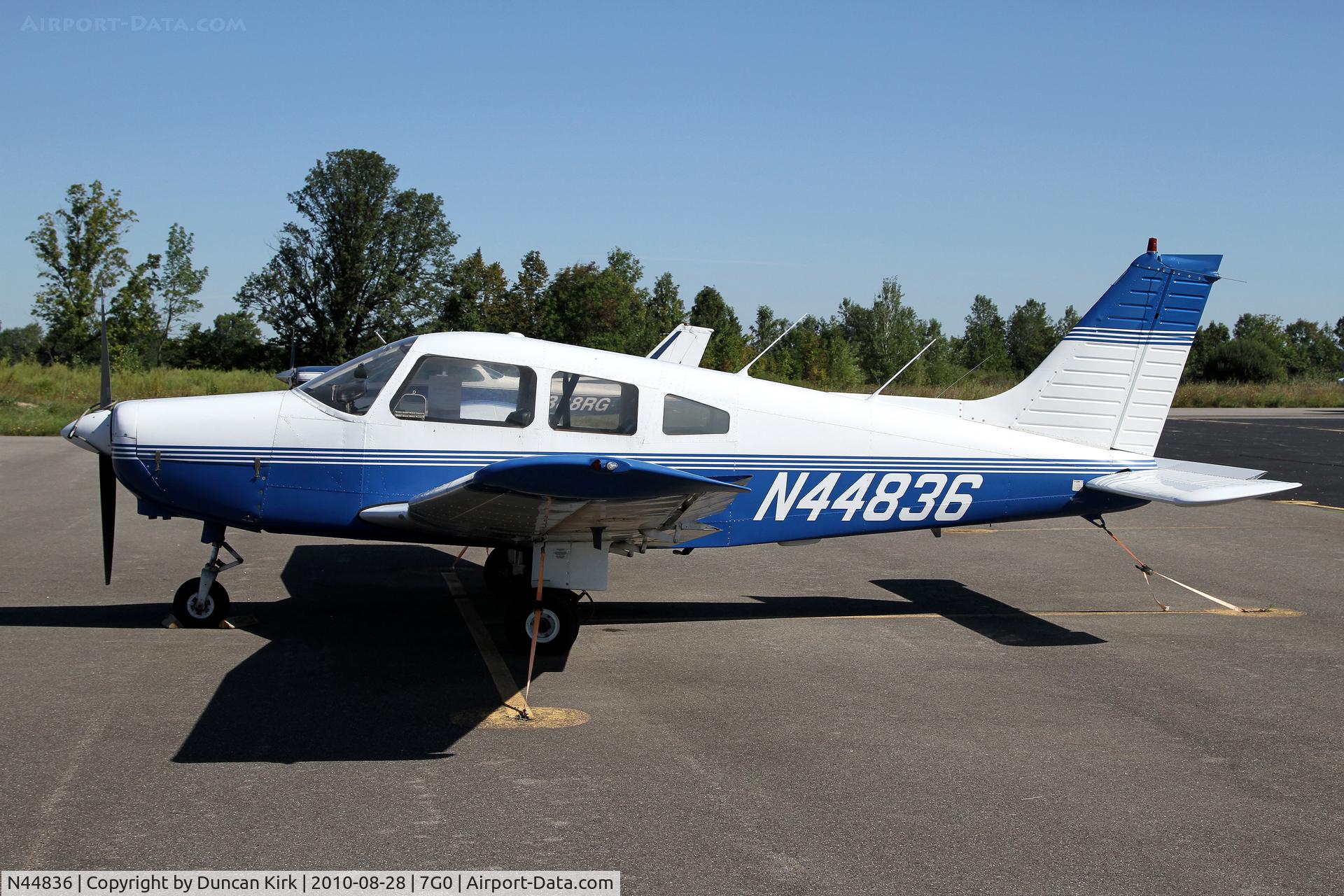 N44836, 1977 Piper PA-28-161 C/N 28-7816025, Cherokee Warrior at Ledgedale, NY