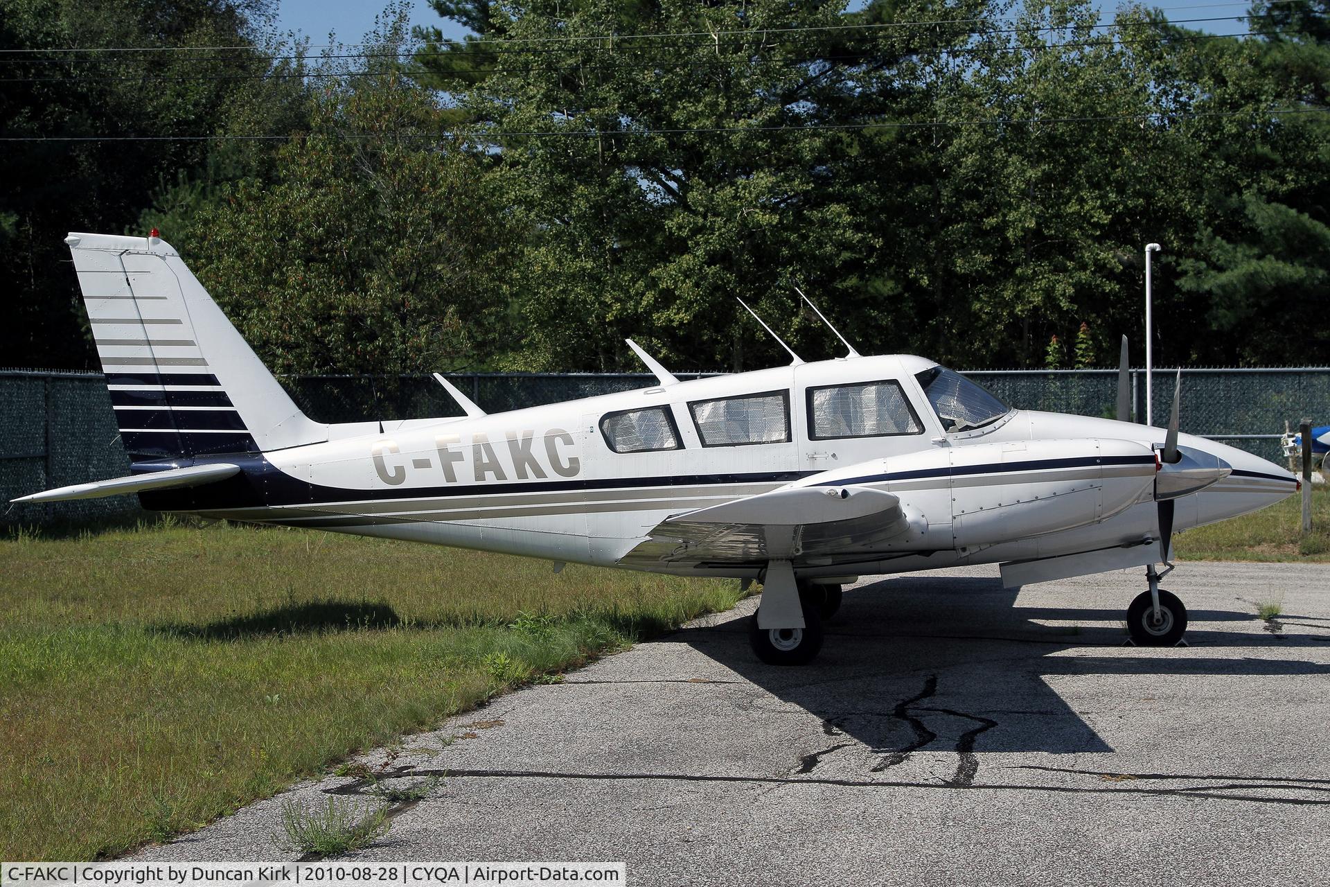 C-FAKC, 1970 Piper PA-39 Twin Comanche C/R C/N 39-36, A PA-39 that has C/R props