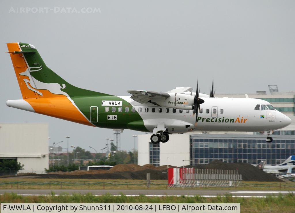 F-WWLA, 2010 ATR 42-500 C/N 819, C/n 819 - To be 5H-PWF