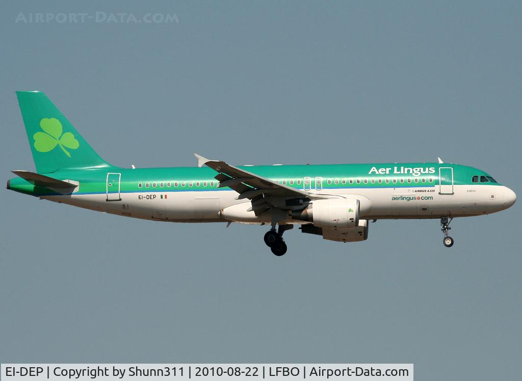 EI-DEP, 2005 Airbus A320-214 C/N 2542, Landing rwy 14R