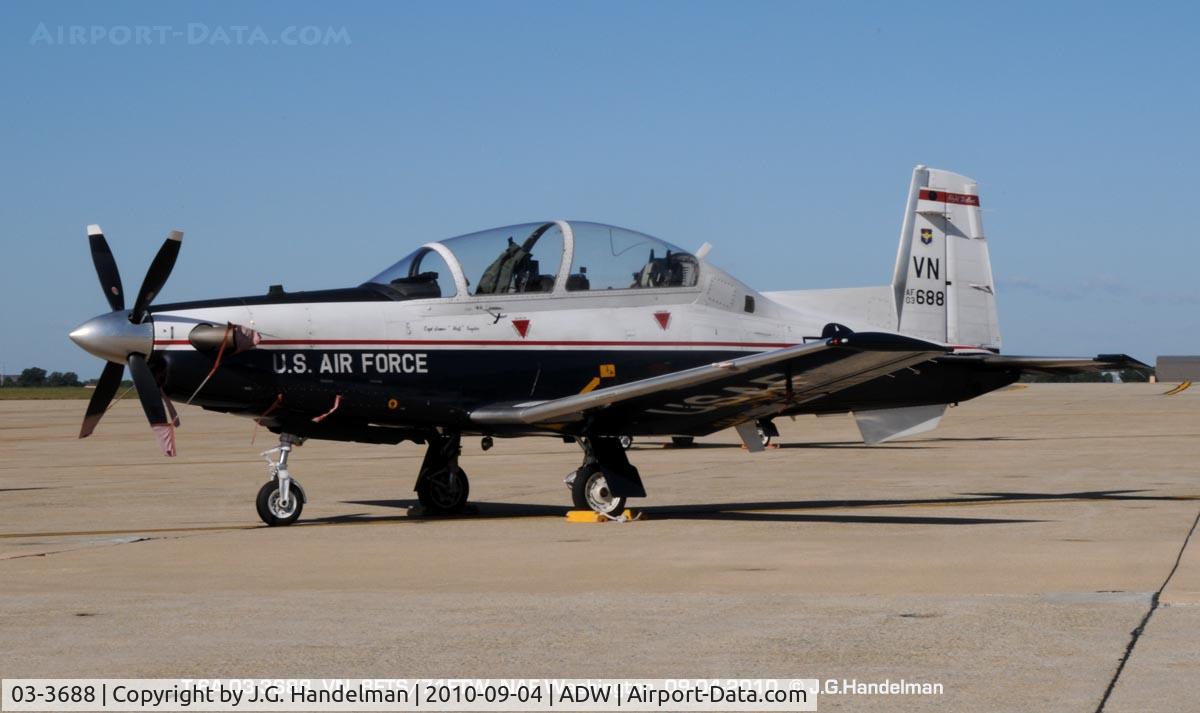 03-3688, Raytheon T-6A Texan II C/N PT-234, At NAF Washington