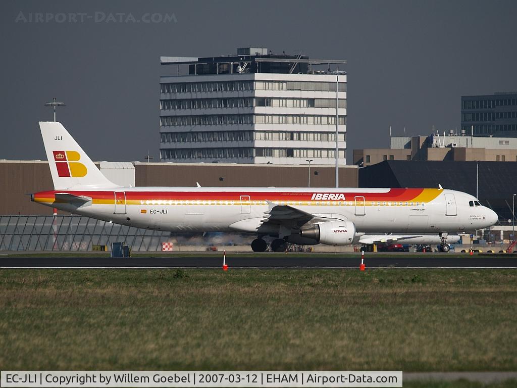 EC-JLI, 2005 Airbus A321-211 C/N 2563, Arrival on Schiphol Airport