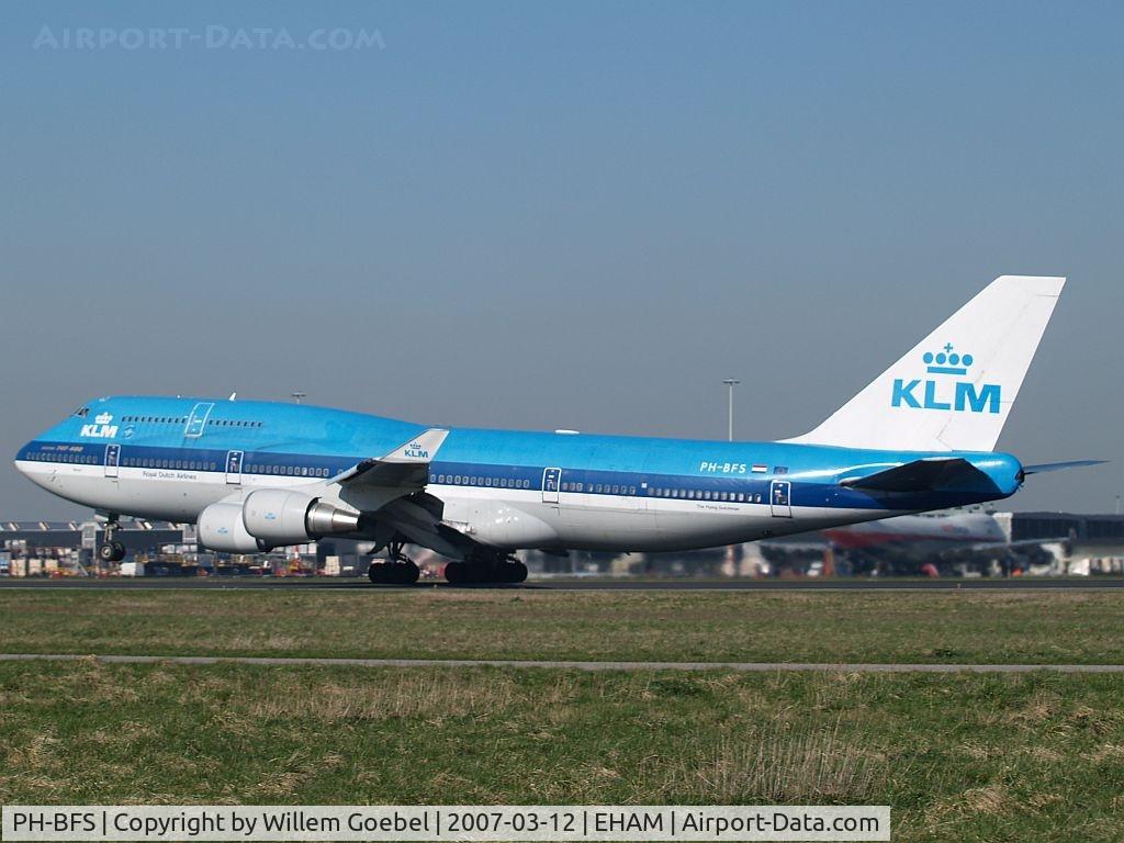 PH-BFS, 1996 Boeing 747-406BC C/N 28195, Take off the Kaagbaan