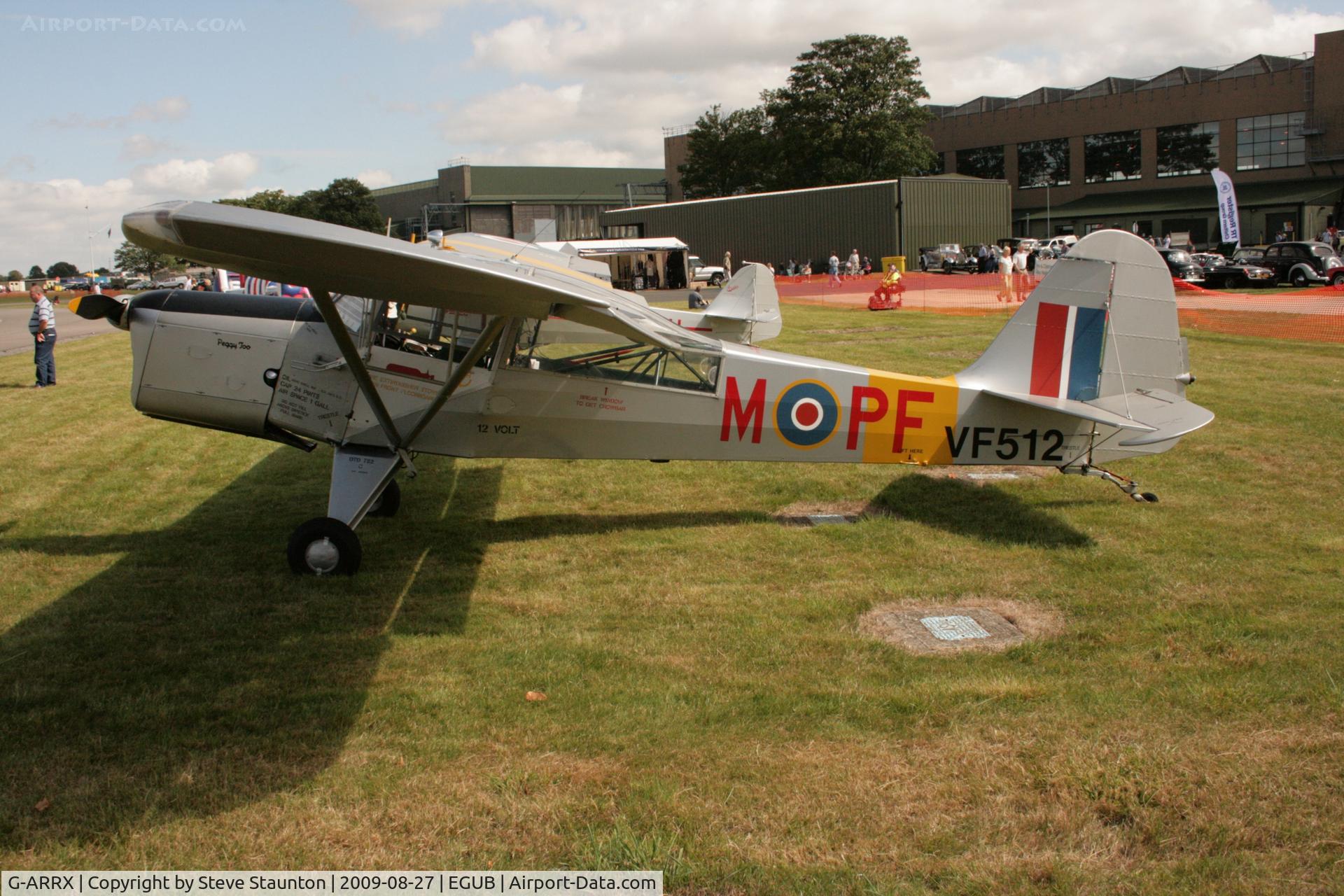 G-ARRX, 1946 Auster 6A Tugmaster C/N 2281, Taken at RAF Benson Families Day, August 2009