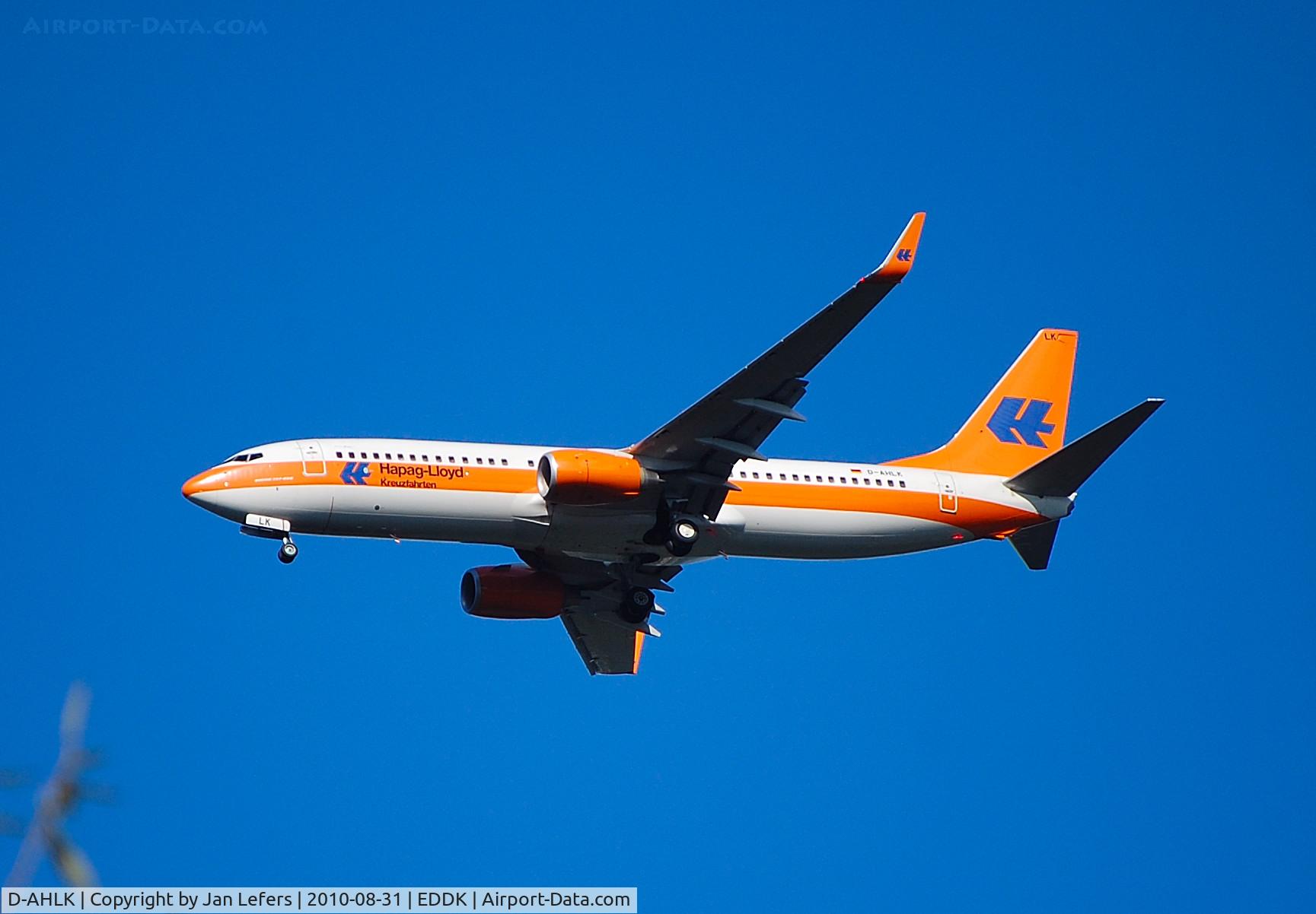 D-AHLK, 2008 Boeing 737-8K5 C/N 35143, Hapag Lloyd
