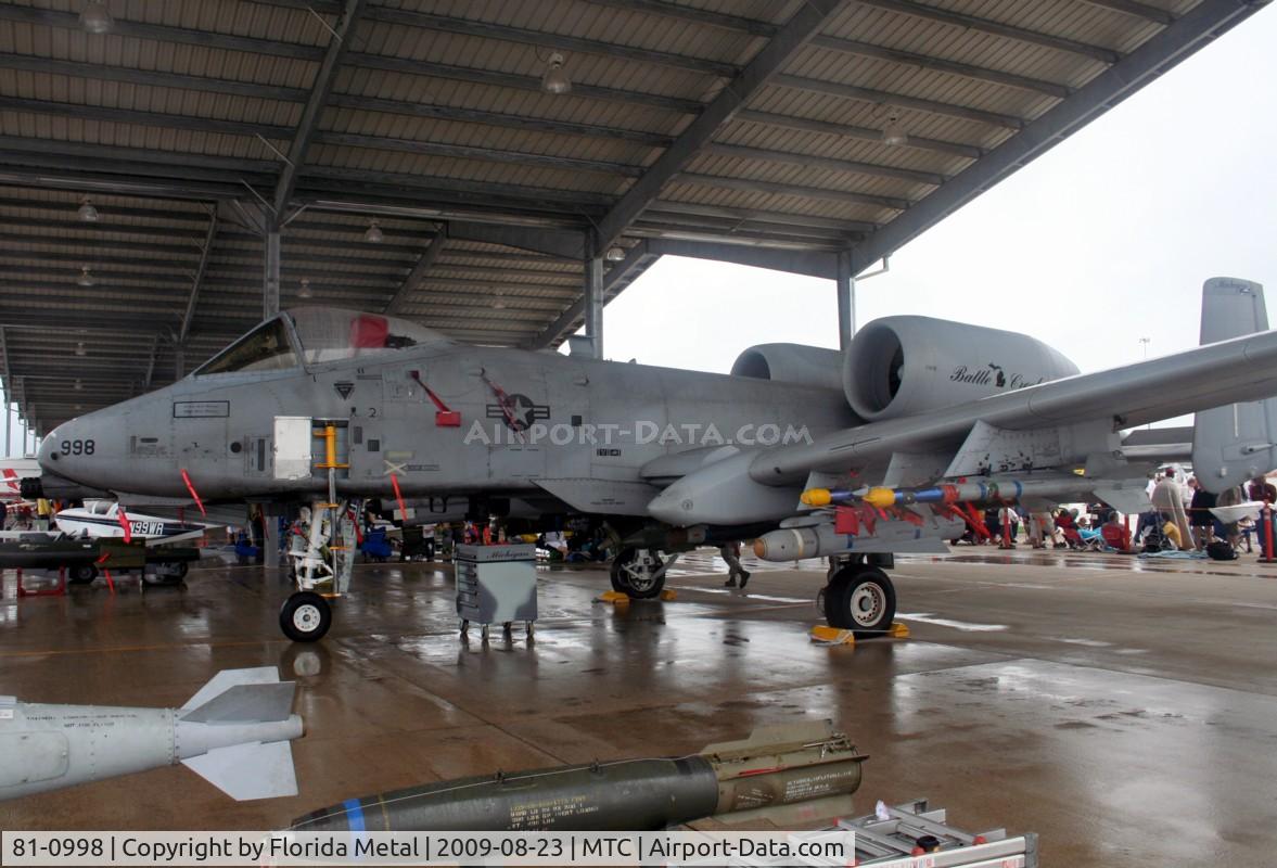 81-0998, 1980 Fairchild Republic A-10A Thunderbolt II C/N A10-0693, A-10