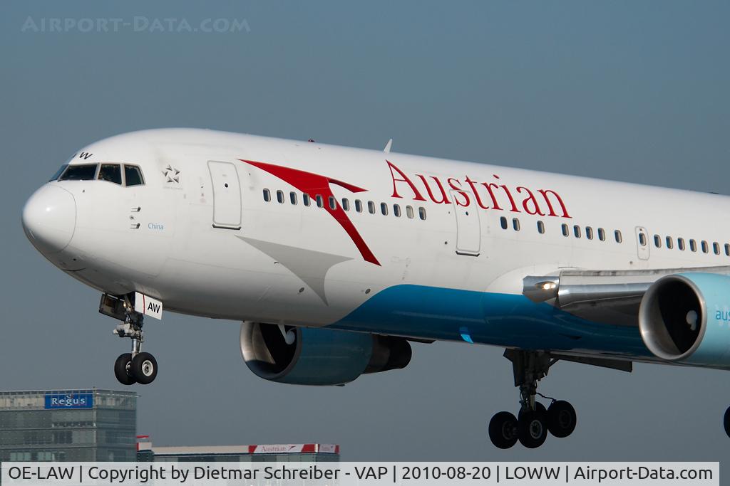 OE-LAW, 1992 Boeing 767-3Z9/ER C/N 26417, Austrian Airlines Boeing 767-300