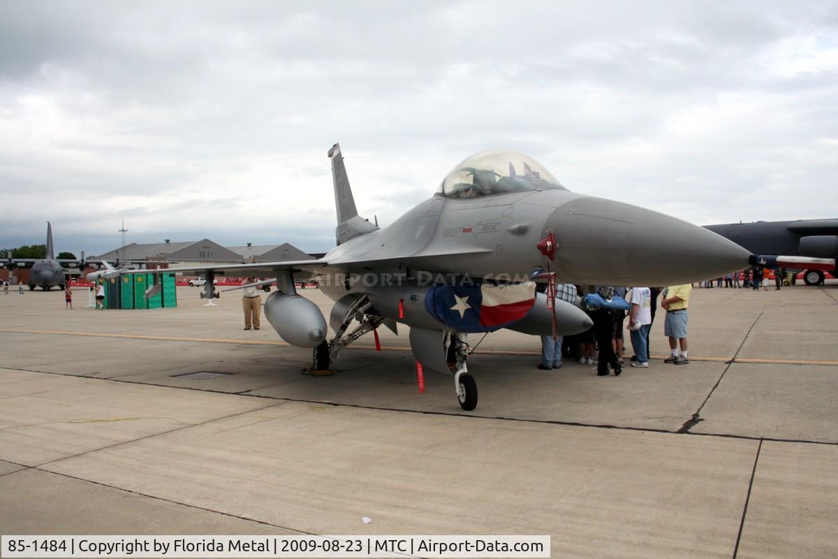 85-1484, 1985 General Dynamics F-16C Fighting Falcon C/N 5C-264, F-16