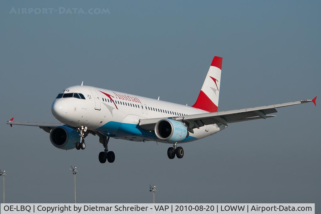 OE-LBQ, 1999 Airbus A320-214 C/N 1137, Austrian Airlines Airbus 320