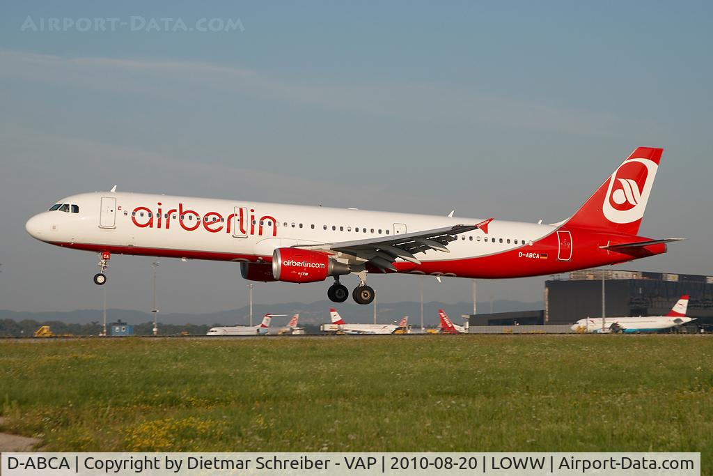 D-ABCA, 2008 Airbus A321-211 C/N 3708, Air Berlin Airbus 321