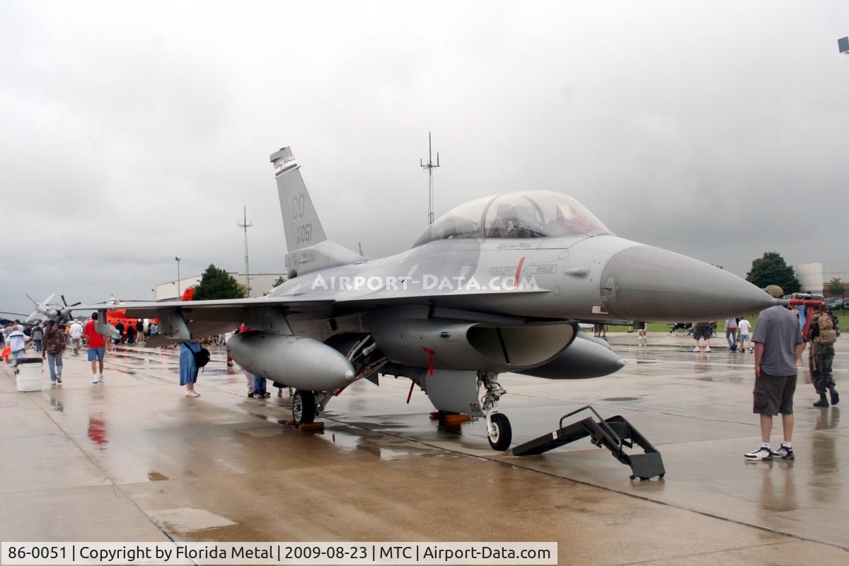 86-0051, 1986 General Dynamics F-16D Fighting Falcon C/N 5D-54, F-16
