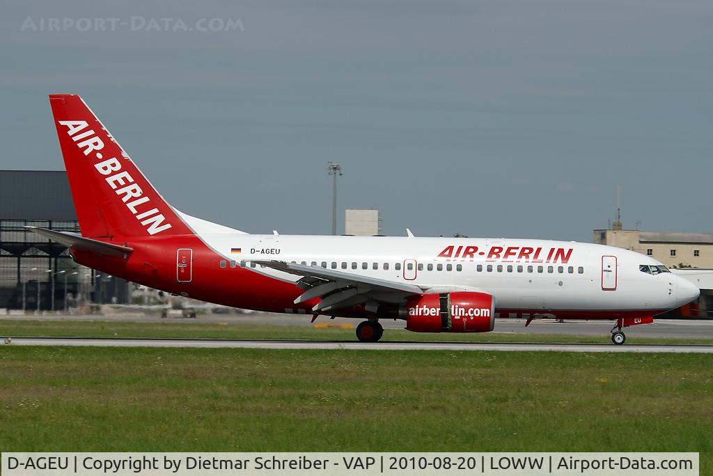 D-AGEU, 1998 Boeing 737-75B C/N 28104, Air Berlin Boeing 737-700