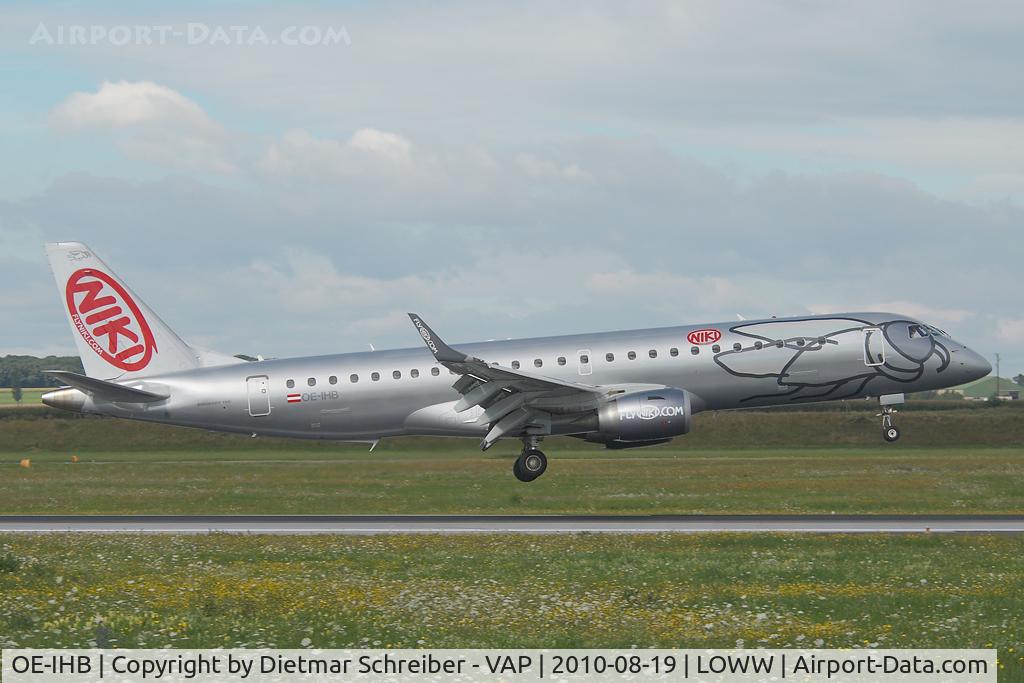 OE-IHB, 2009 Embraer 190LR (ERJ-190-100LR) C/N 19000294, Fly Niki Embraer 190