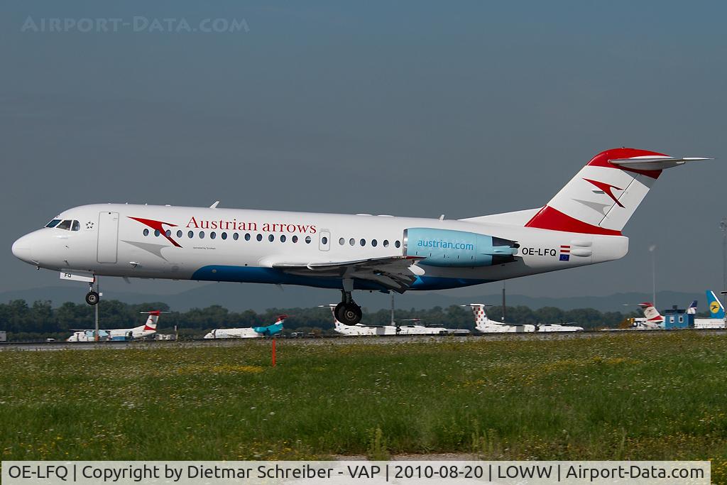 OE-LFQ, 1996 Fokker 70 (F-28-0070) C/N 11568, Austrian Arrows Fokker 70