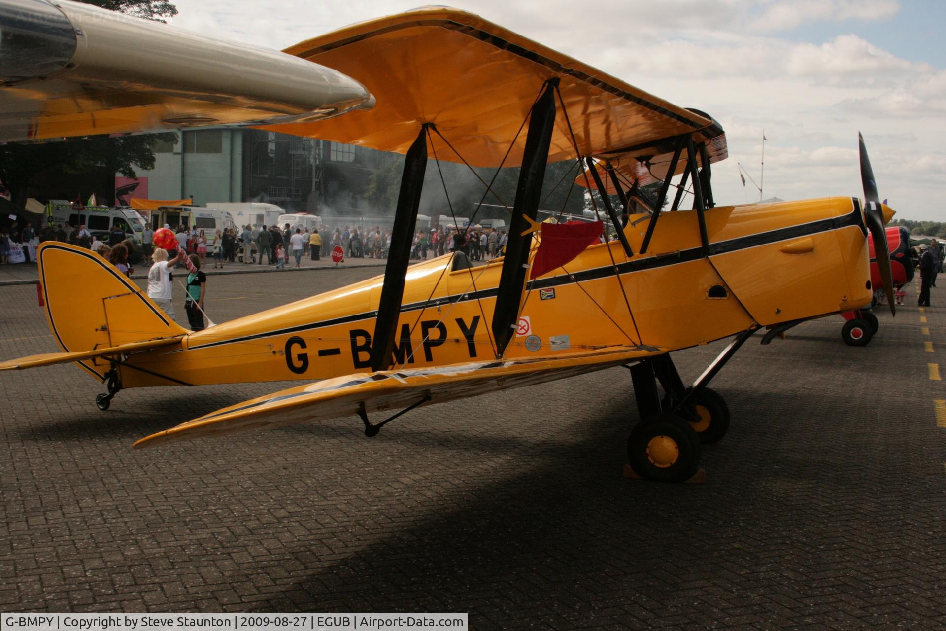 G-BMPY, 1941 De Havilland DH-82A Tiger Moth II C/N 82619, Taken at RAF Benson Families Day, August 2009