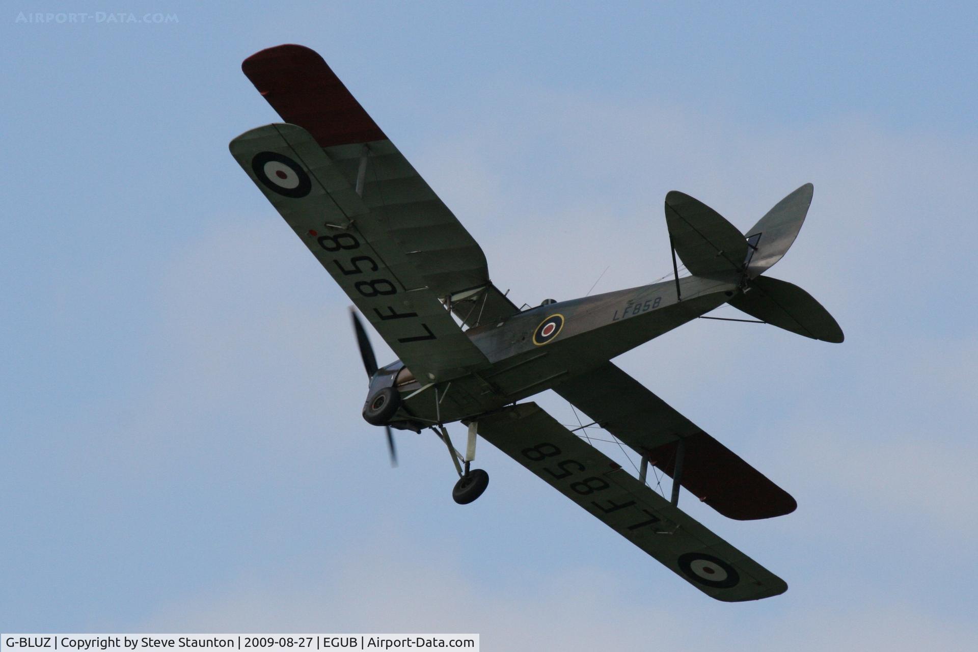 G-BLUZ, 1944 De Havilland DH.82B Queen Bee C/N 1435, Taken at RAF Benson Families Day, August 2009