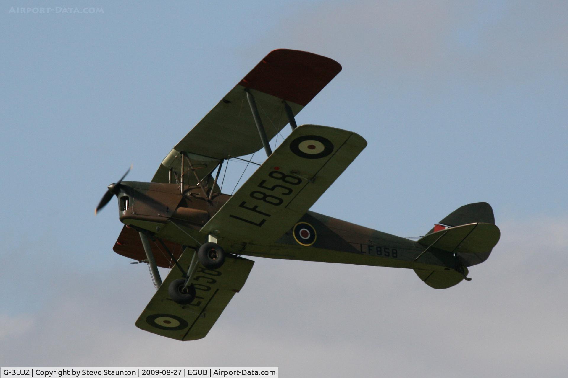 G-BLUZ, 1944 De Havilland DH.82B Queen Bee C/N 1435, Taken at RAF Benson Families Day, August 2009