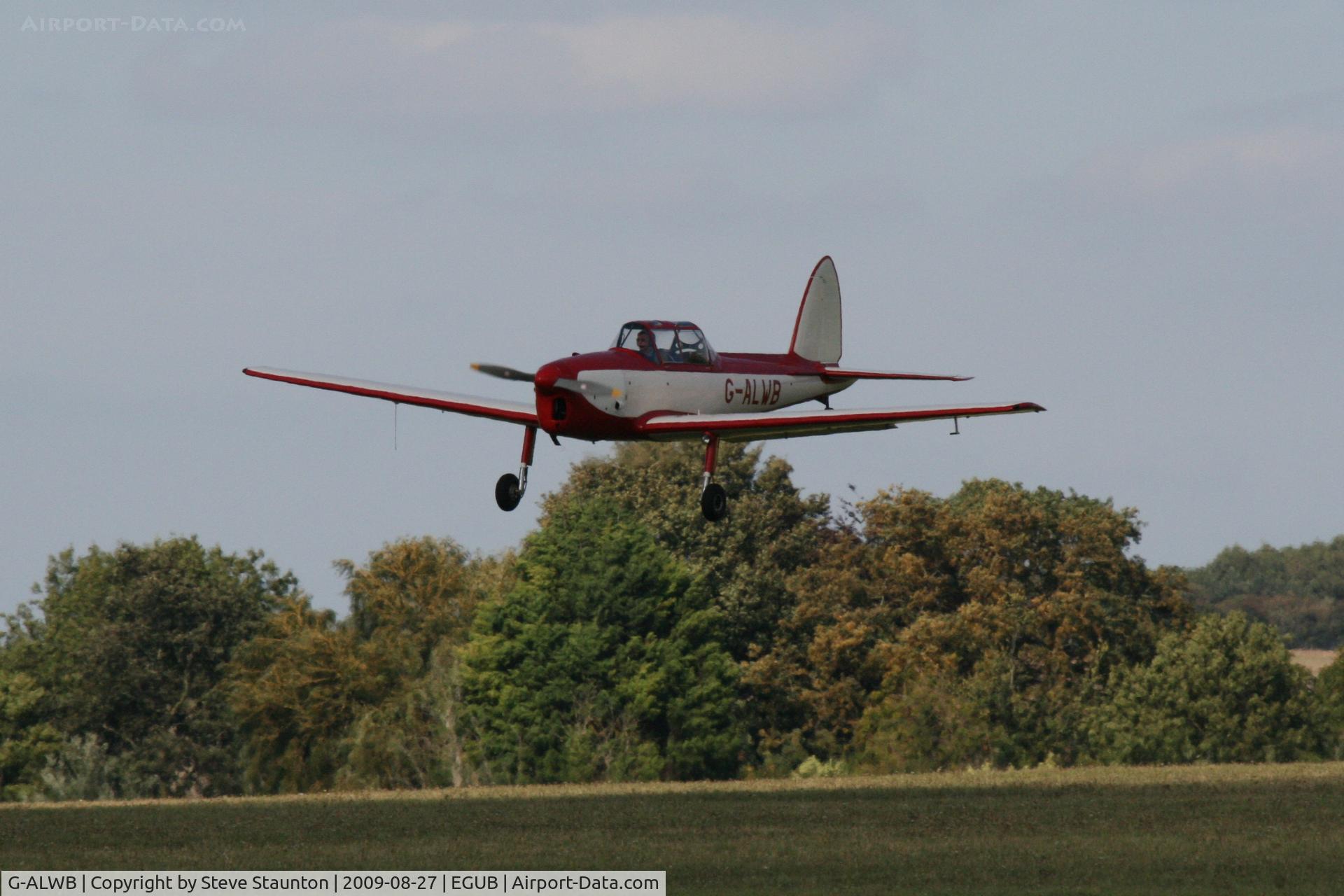 G-ALWB, 1950 De Havilland DHC-1 Chipmunk 22A C/N C1/0100, Taken at RAF Benson Families Day, August 2009