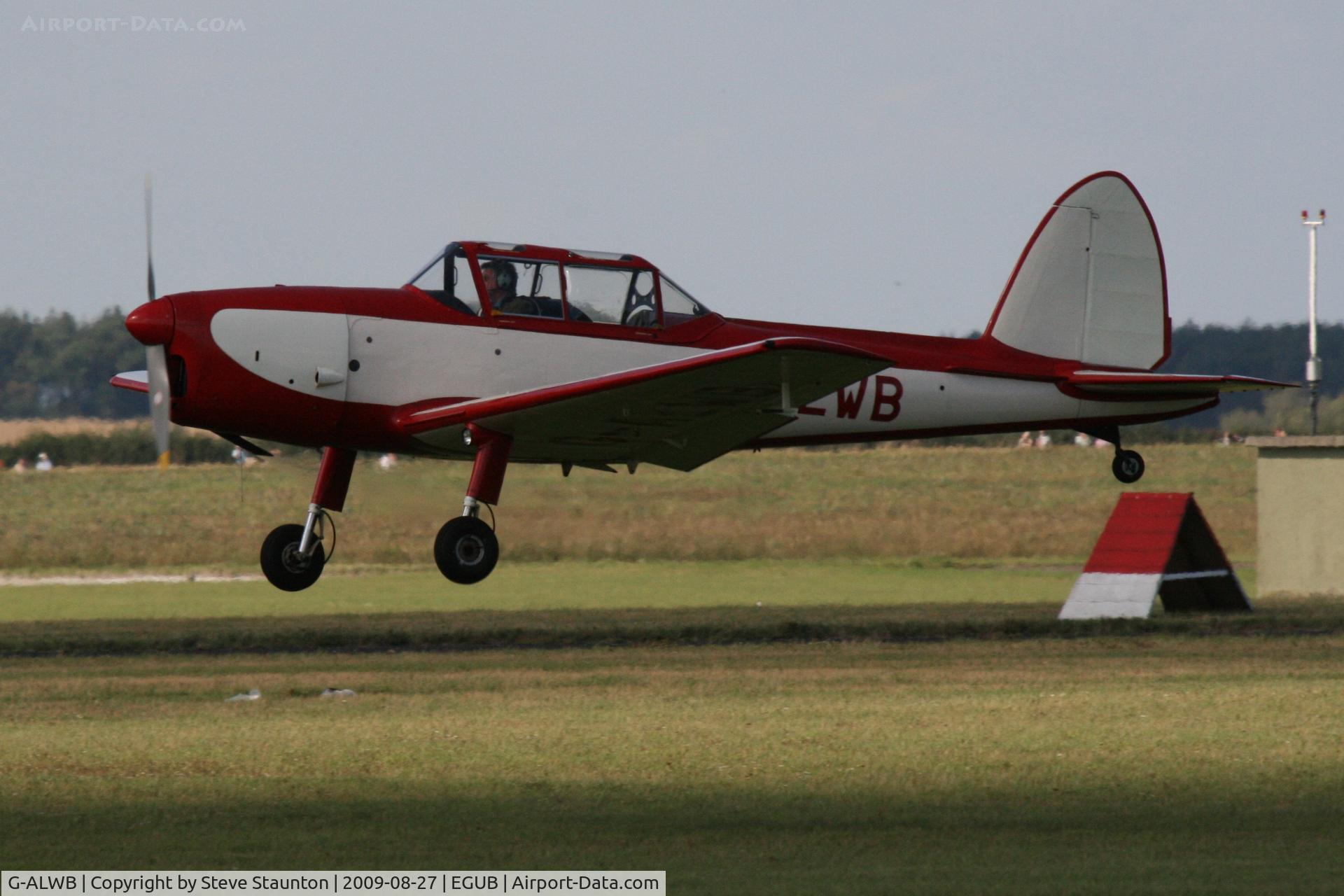G-ALWB, 1950 De Havilland DHC-1 Chipmunk 22A C/N C1/0100, Taken at RAF Benson Families Day, August 2009