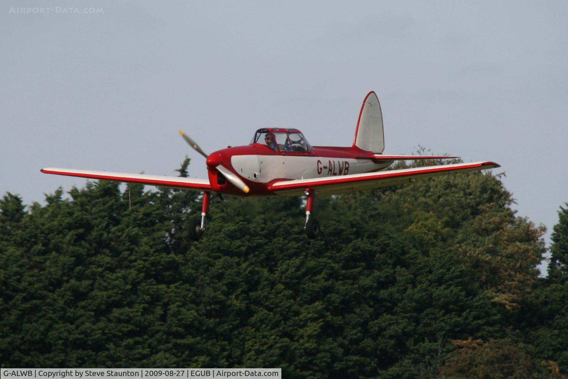 G-ALWB, 1950 De Havilland DHC-1 Chipmunk 22A C/N C1/0100, Taken at RAF Benson Families Day, August 2009