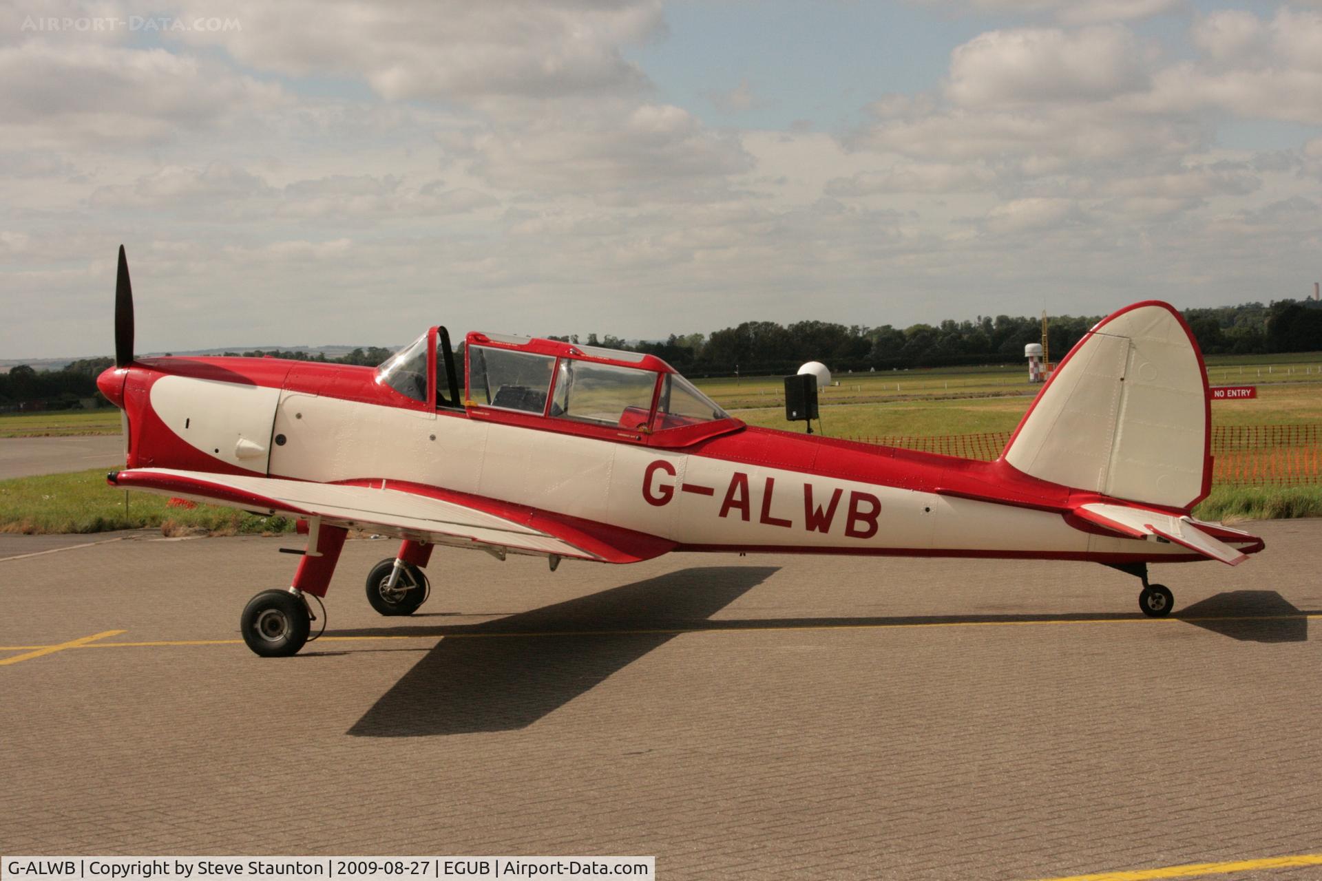 G-ALWB, 1950 De Havilland DHC-1 Chipmunk 22A C/N C1/0100, Taken at RAF Benson Families Day, August 2009