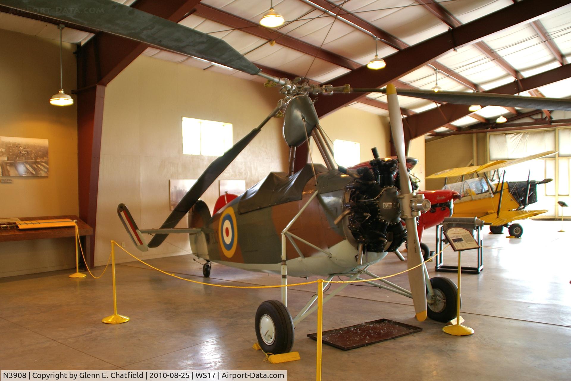 N3908, 1941 Pitcairn PA-39 C/N M98, At the EAA Museum