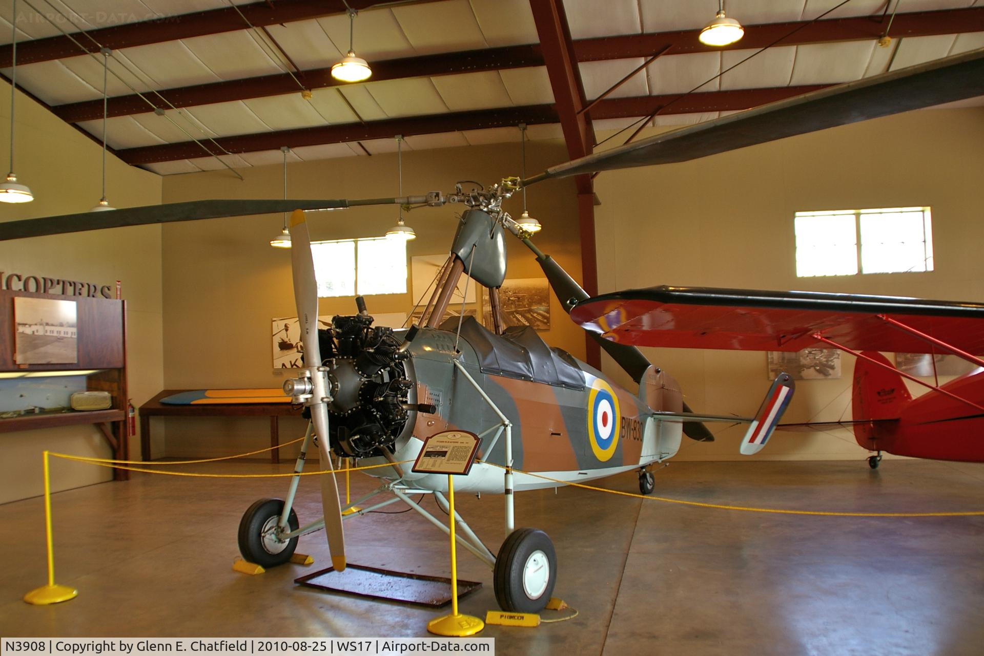 N3908, 1941 Pitcairn PA-39 C/N M98, At the EAA Museum