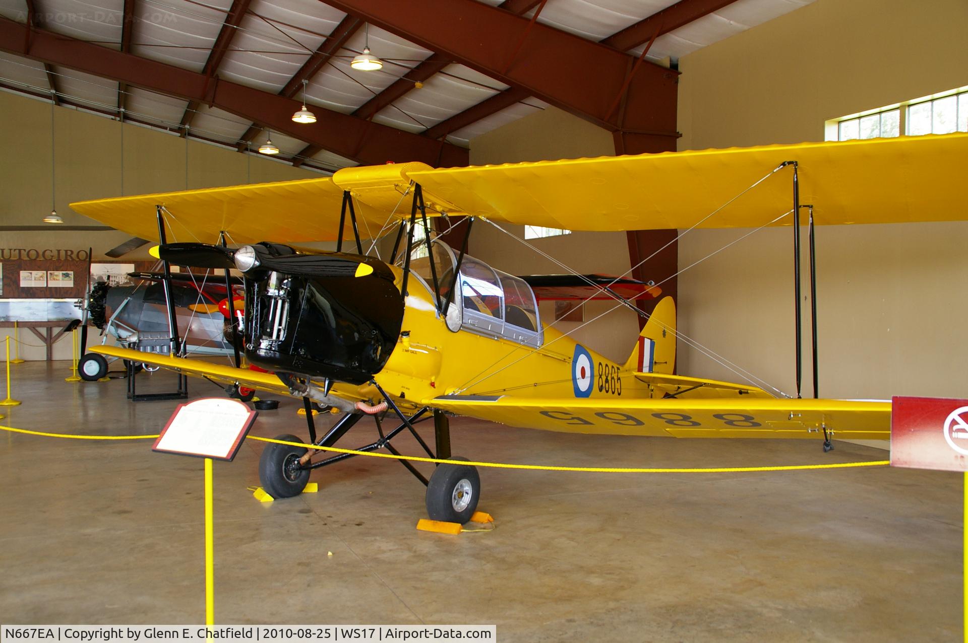 N667EA, 1942 De Havilland Canada DH-82C Tiger Moth C/N DHC1667, At the EAA Museum