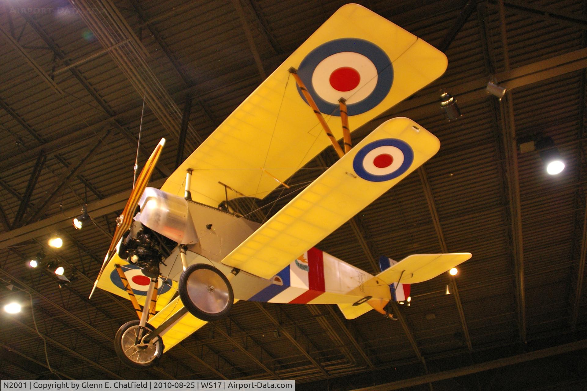 N2001, 2003 Nieuport Replica C/N 1 (N2001), At the EAA Museum
