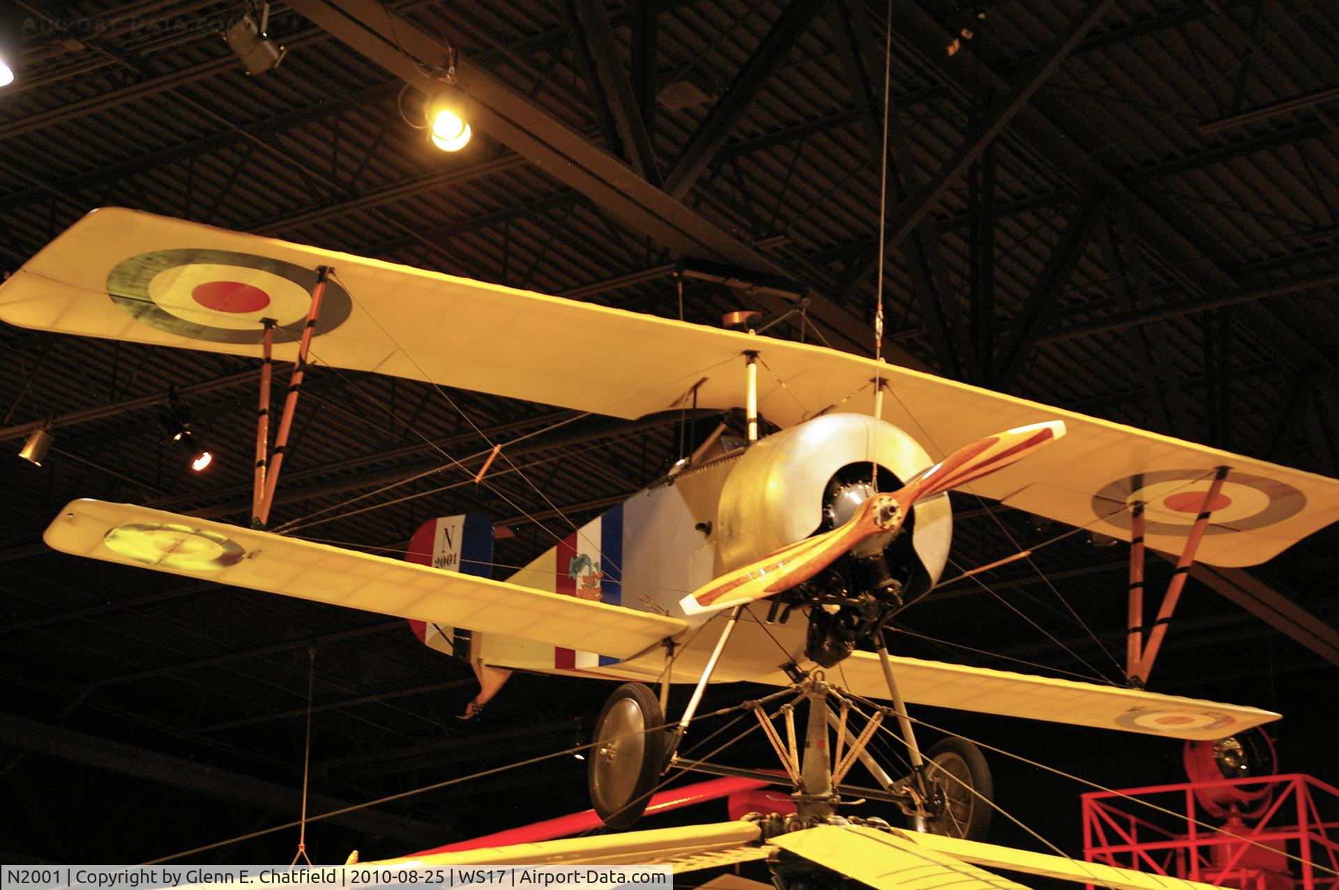 N2001, 2003 Nieuport Replica C/N 1 (N2001), At the EAA Museum
