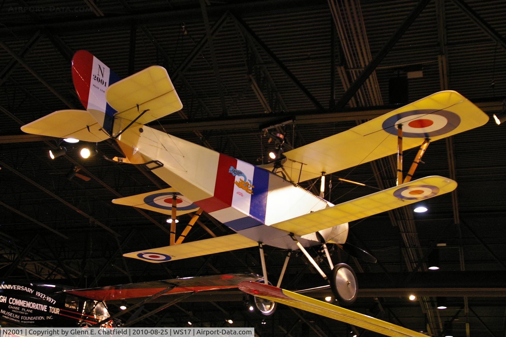 N2001, 2003 Nieuport Replica C/N 1 (N2001), At the EAA Museum