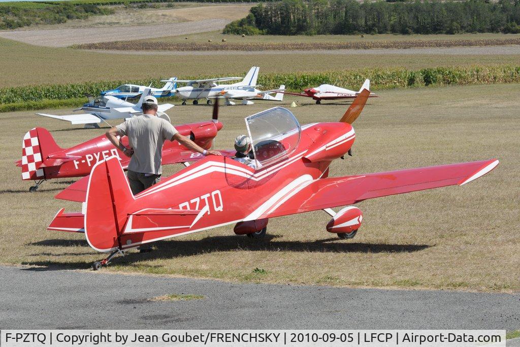 F-PZTQ, Taylor JT-2 Titch Mk III C/N CB-5, au parking, en attente de démo