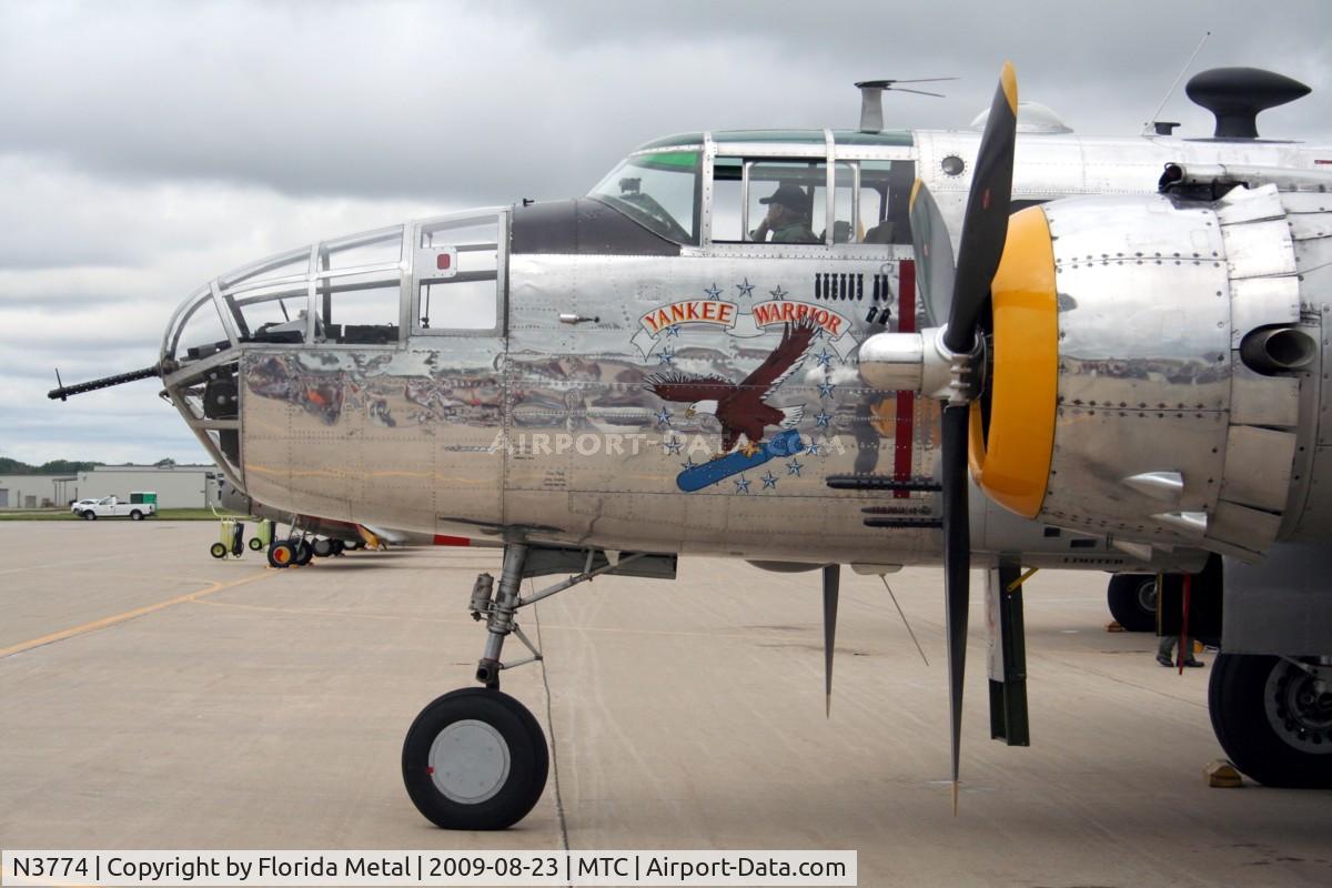 N3774, 1943 North American B-25D Mitchell C/N 100-23960, Yankee Warrior