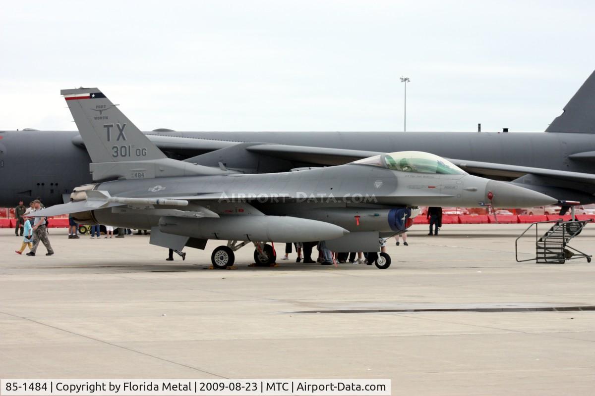 85-1484, 1985 General Dynamics F-16C Fighting Falcon C/N 5C-264, F-16