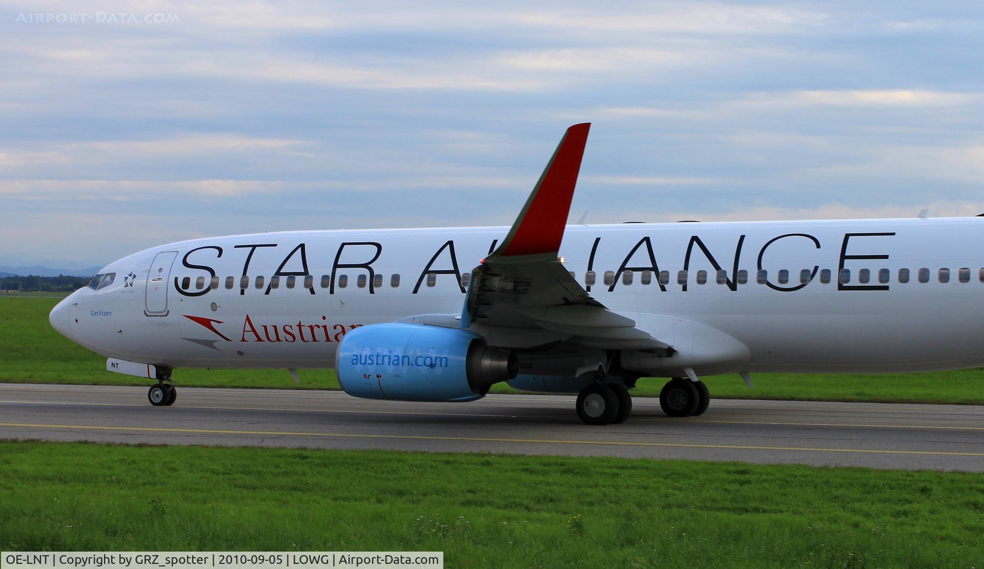 OE-LNT, 2006 Boeing 737-8Z9 C/N 33834, Aua B738