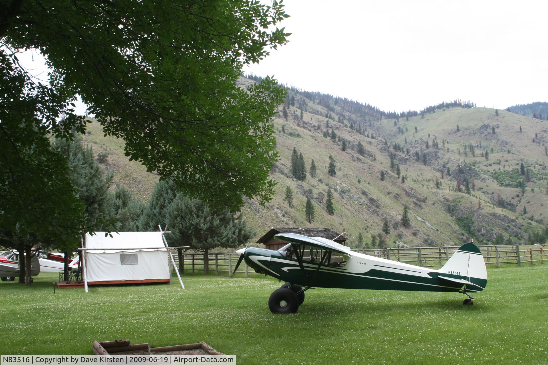 N83516, 1977 Piper PA-18-150 Super Cub C/N 18-7709061, Mackey Bar, Idaho