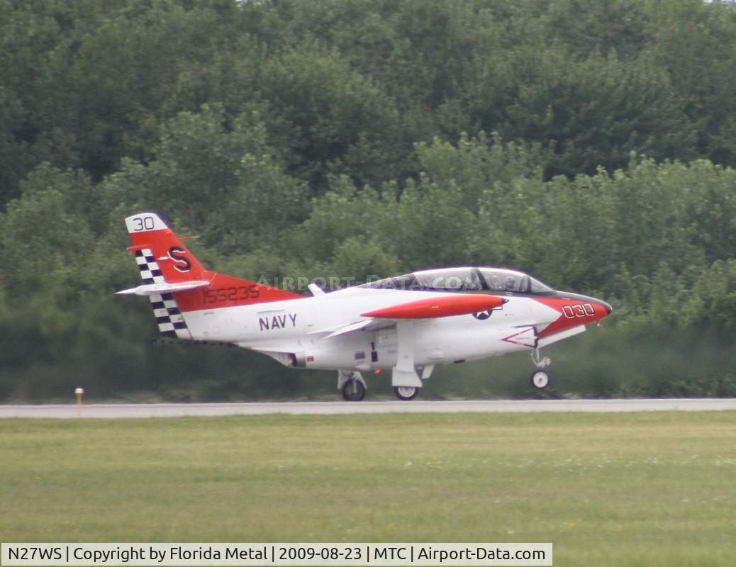 N27WS, North American T-2B Buckeye C/N 310-30, T-2